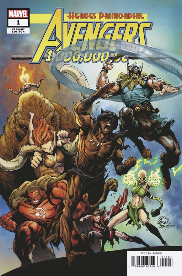 Avengers 1000000 Bc #1 Stegman Prehistoric Homage Var