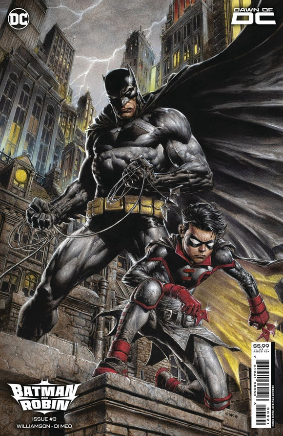 Batman And Robin #3 Cvr B Davi d Finch Csv
