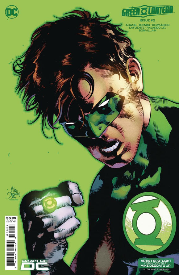 Green Lantern #5 Cvr C Mike De odato Jr Artist Spotlight Csv