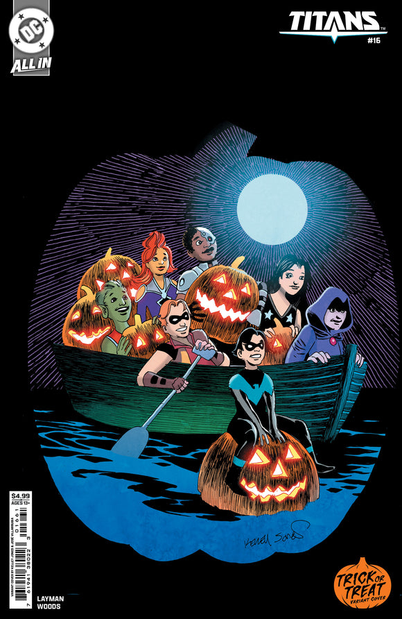 Titans #16 Cvr D Kelley Jones Trick Or Treat Csv