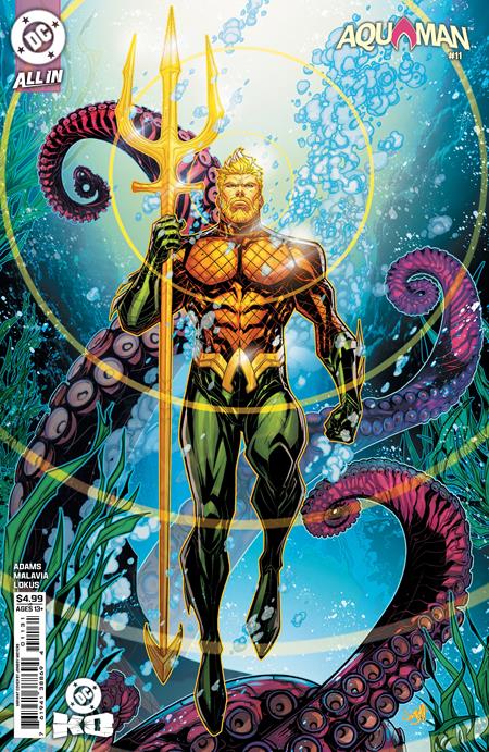 AQUAMAN #11 CVR B JONBOY MEYERS CARD STOCK VAR (DC K.O.