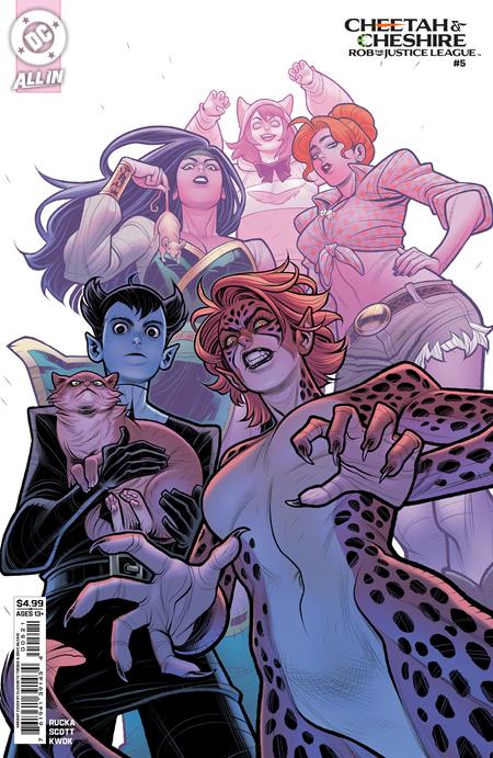 CHEETAH AND CHESHIRE ROB THE JUSTICE LEAGUE #5 (OF 6) C