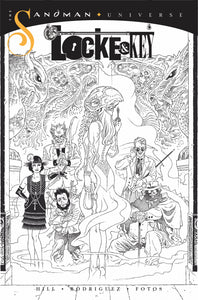 Locke & Key Sandman Hell & Gon e #1 10 Copy Incv B&W Rodrique