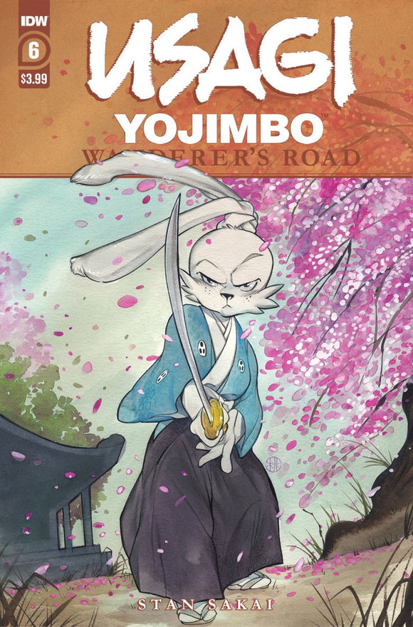 Usagi Yojimbo Wanderers Road # 6 (Of 6) Peach Momoko Cvr