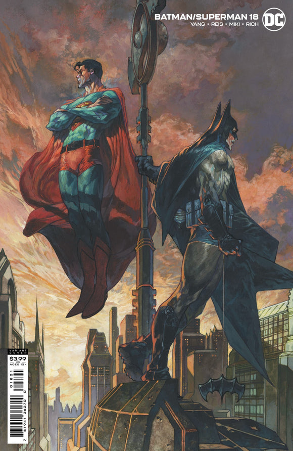 Batman Superman #18 Cvr B Bian chi Cardstock Var