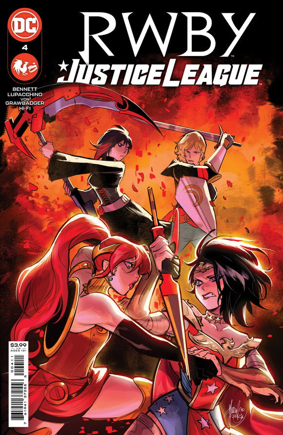 Rwby Justice League #4 Cvr A A ndolfo