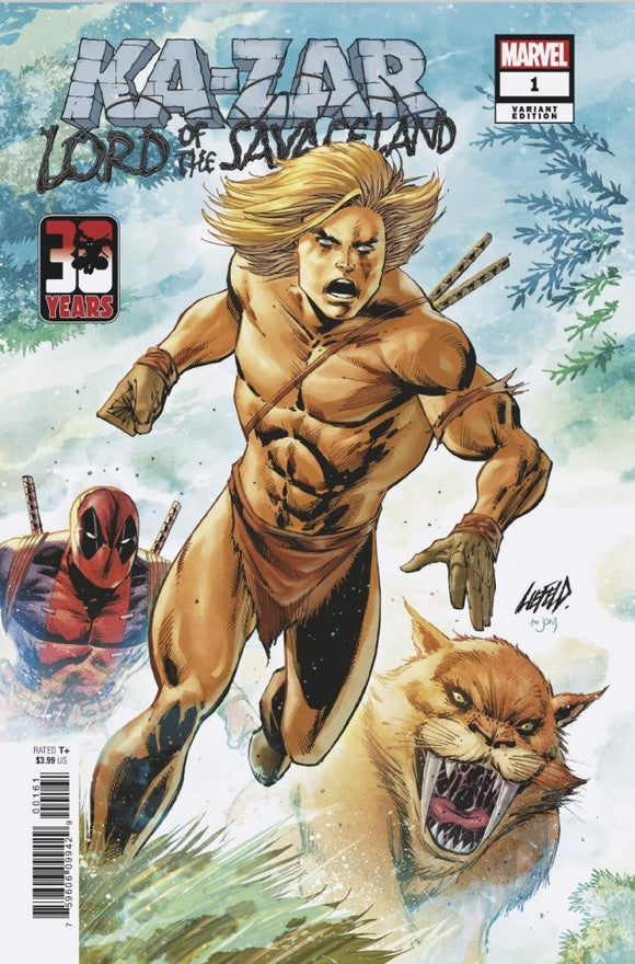 Ka-Zar Lord Savage Land #1 (Of 5) Liefeld Deadpool 30th Var