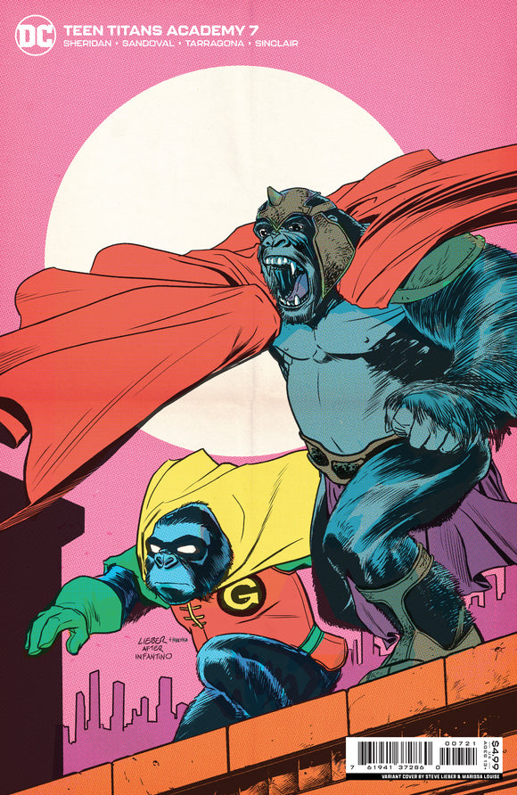 Teen Titans Academy #7 Cvr B L ieber Card Stock Var