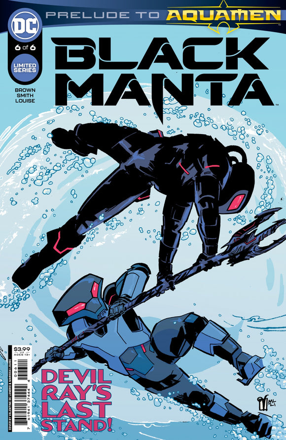 Black Manta #6 (Of 6) Cvr A De Landro