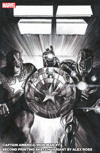 Captain America Iron Man #1 (O f 5) 2nd Ptg Alex Ross Var