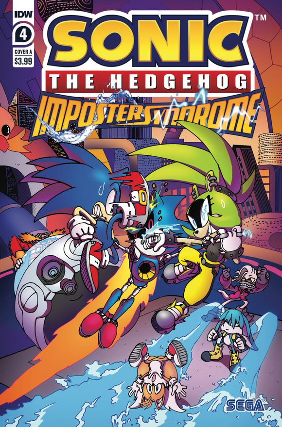 Sonic Hedgehog Imposter Syndro me #4 (Of 4) Cvr A Fonseca (C: