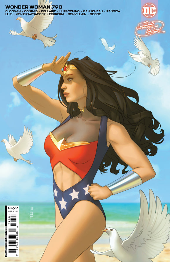 Wonder Woman #790 Cvr C Forbes Swimsuit Card Stock Var