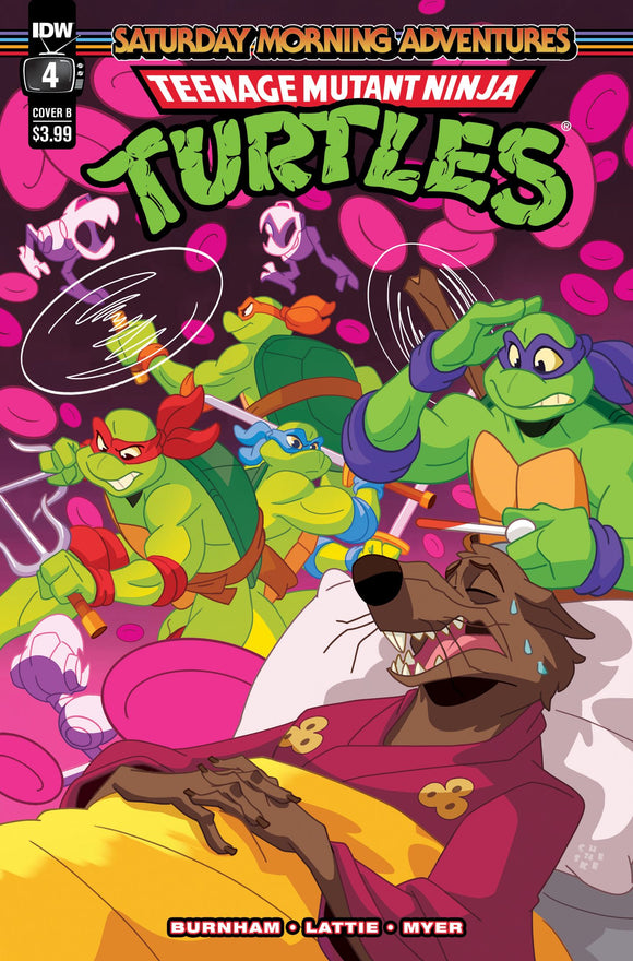 Tmnt Saturday Morning Adventur es #4 Cvr B Galloway