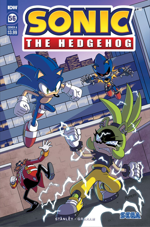 Sonic The Hedgehog #56 Cvr A P eppers