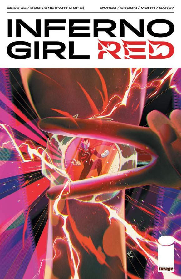 Inferno Girl Red Book One #3 ( Of 3) Cvr B Monti Mv