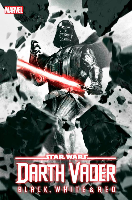Star Wars Darth Vader Black Wh ite And Red #3