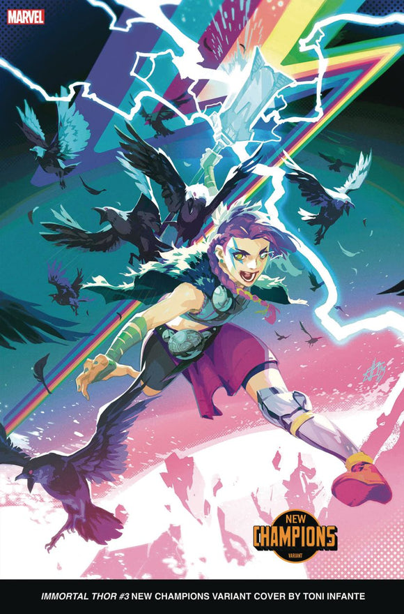 Immortal Thor #3 Toni Infante New Champions Var