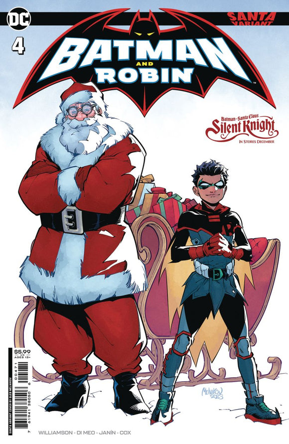 Batman And Robin #4 Cvr D Otto Schmidt Santa Csv