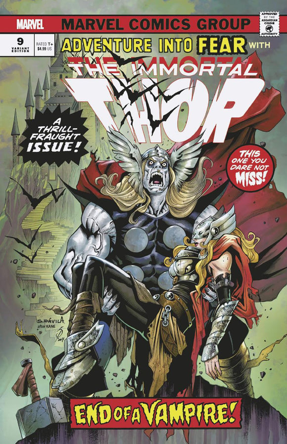 Immortal Thor #9 Sergio Davila Vampire Var