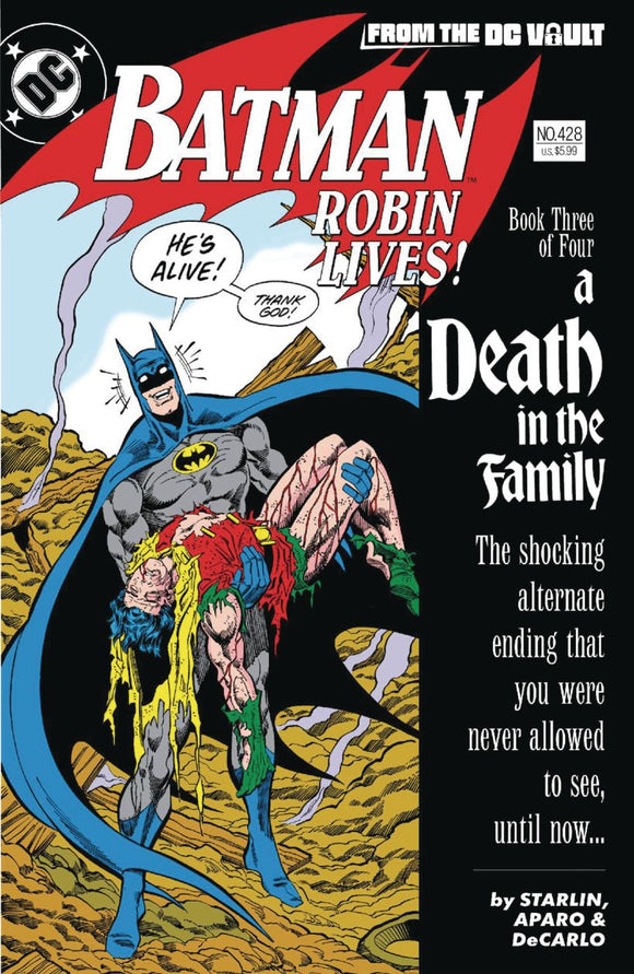 Batman #428 Robin Lives 2nd Pt g Cvr B Aparo Csv