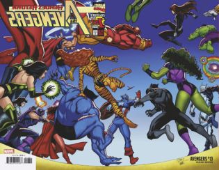 Avengers #13 Ron Lim Wrap Arou nd Var