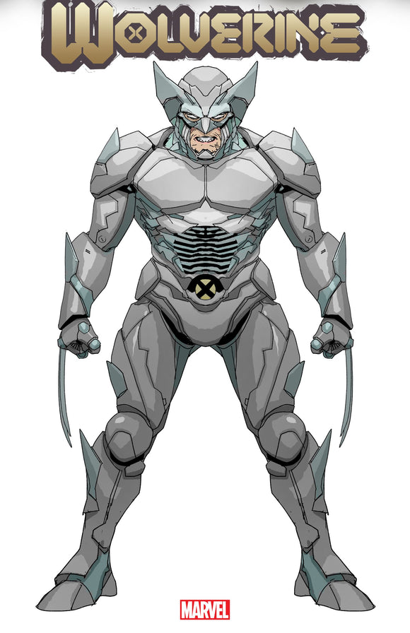 Wolverine #49 Leinil Yu Adaman tium Armor Design Var