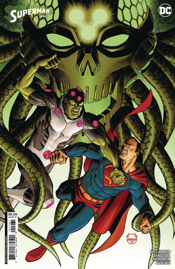 Superman #14 Cvr C Dave Johnso n Csv Hob