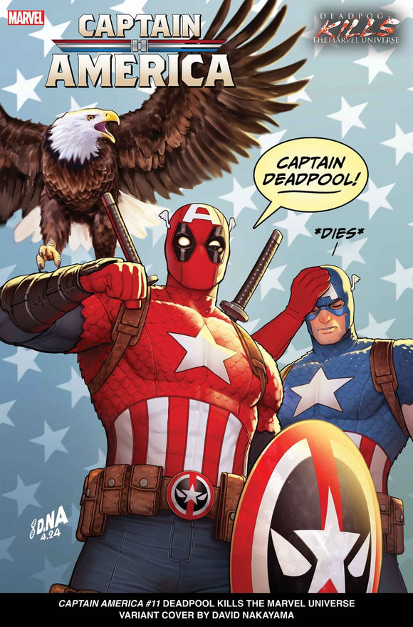 Captain America #11 Deadpool K ills Marvel Universe Var