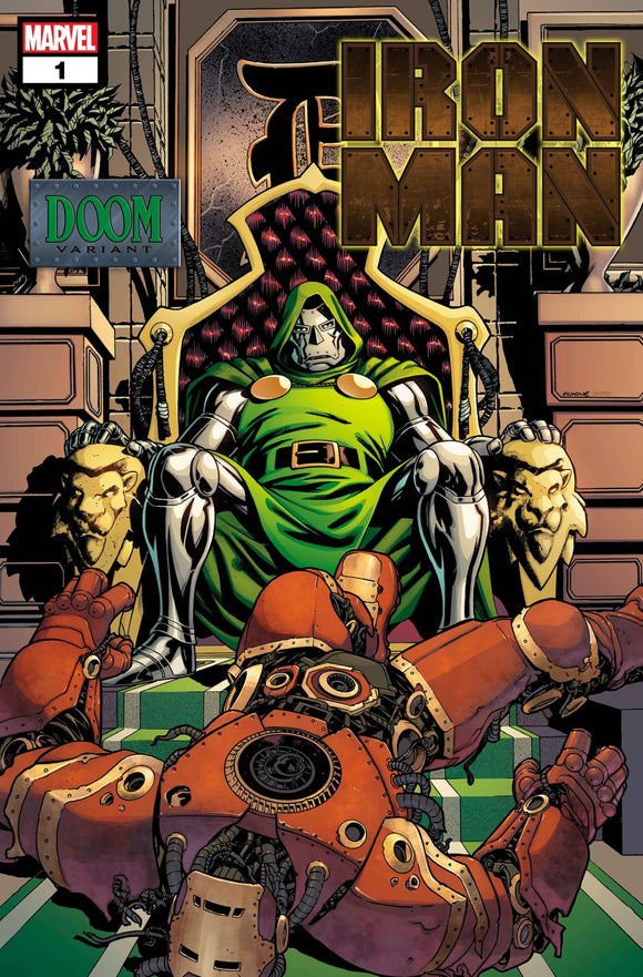 Iron Man #1 Mike Mckone Doom V ar