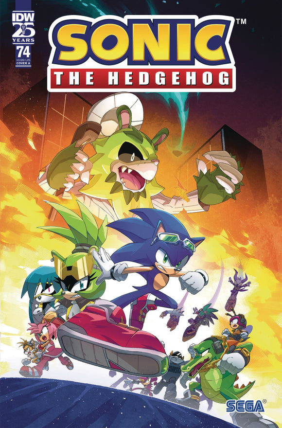 Sonic The Hedgehog #74 Cvr A A rq