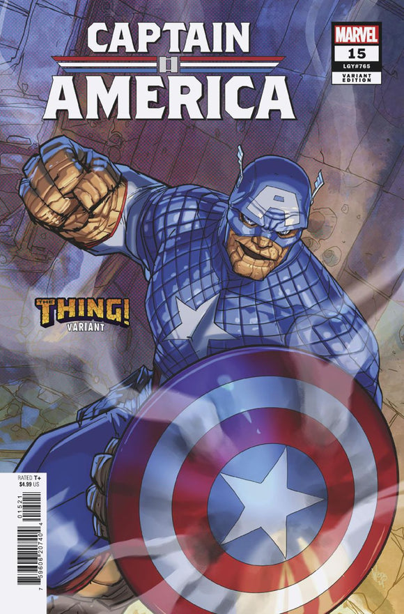 Captain America #15 Pete Woods The Thing Var