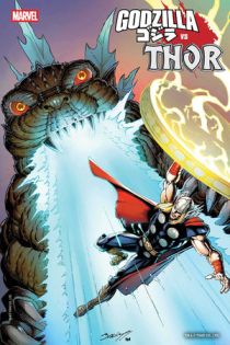 Godzilla Vs Thor #1 Mark Bagle y Foil Var (Net)