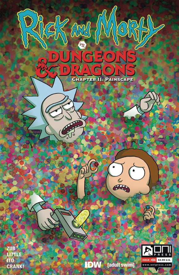 Rick & Morty Vs D&D Ii Painsca pe #4 Cvr B Wells