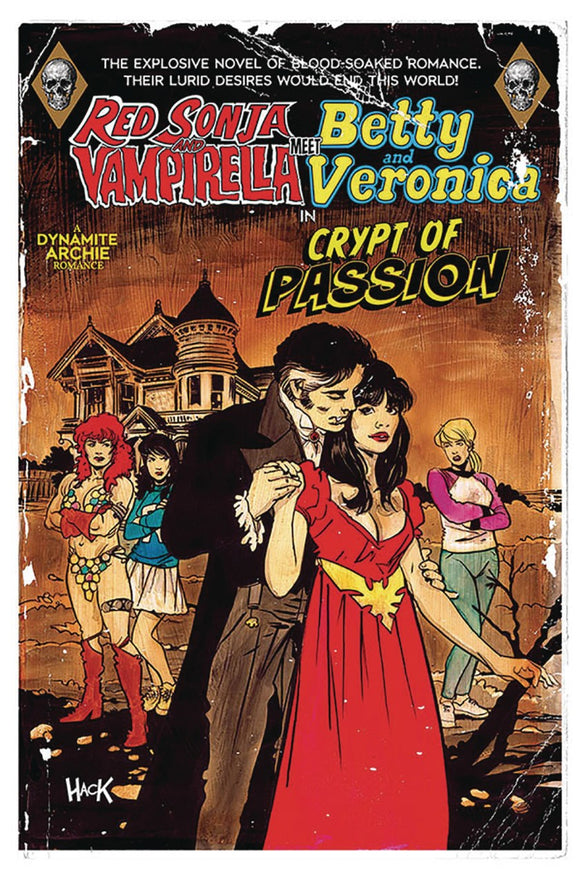 Red Sonja Vampirella Betty Ver onica #9 Cvr B Hack