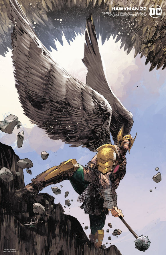 Hawkman #22 Gerardo Zaffino Va r Ed