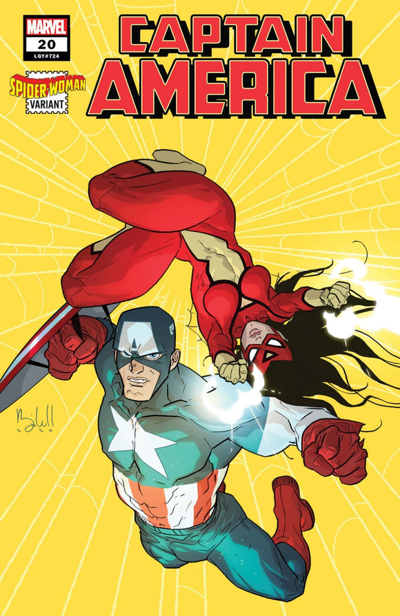 Captain America #20 Caldwell S pider-Woman Var
