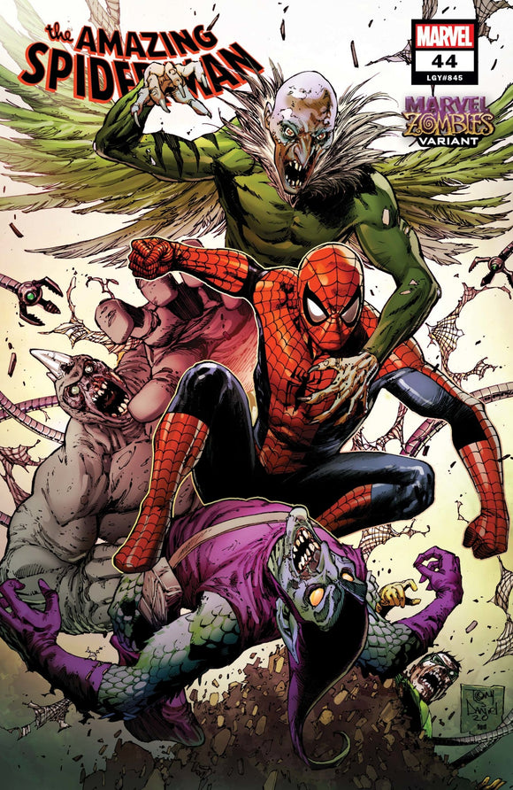 Amazing Spider-Man #44 Daniel Marvel Zombies Var