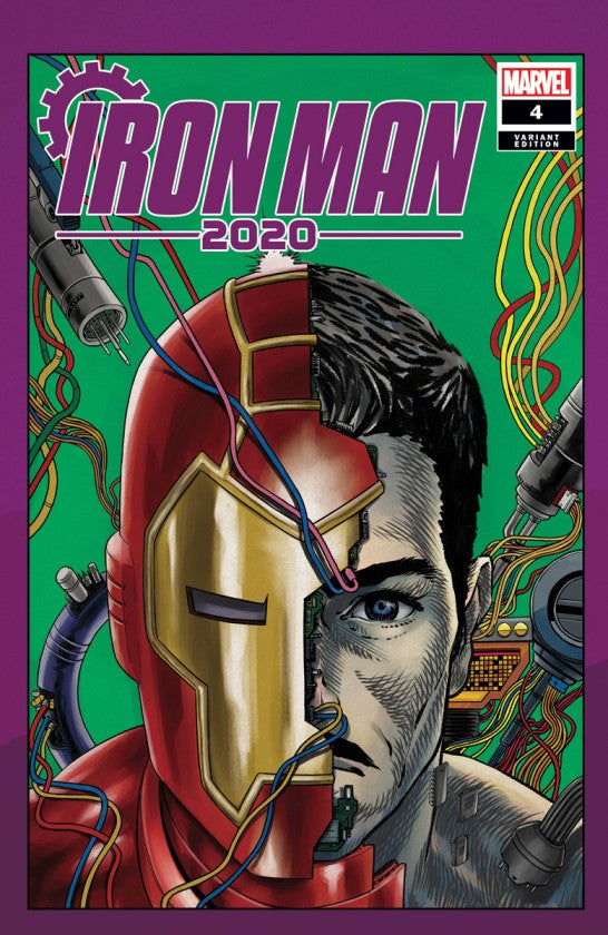 Iron Man 2020 #4 (Of 6) Superl og Heads Var