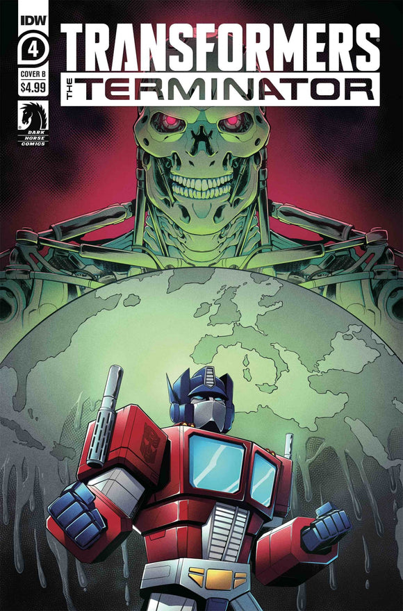 Transformers Vs Terminator #4 (Of 4) Cvr B Manafort