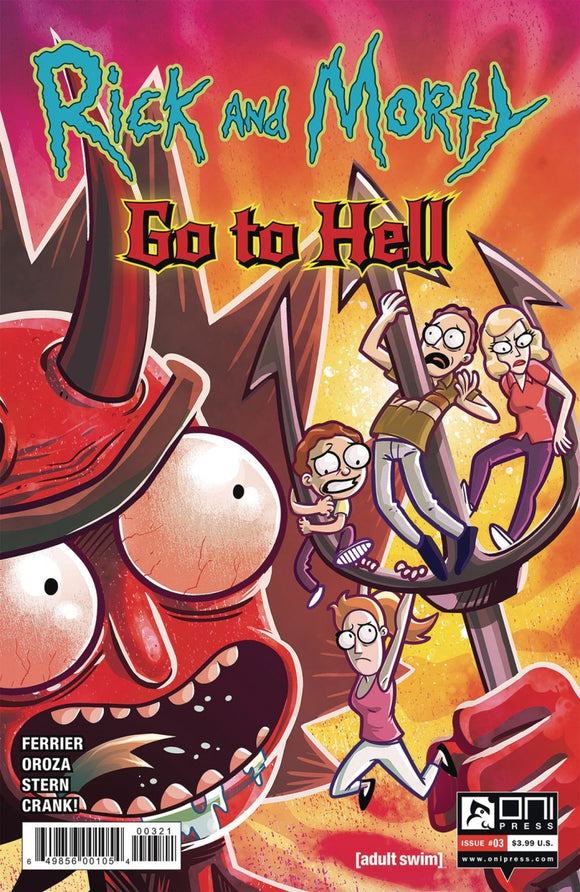 Rick And Morty Go To Hell #3 C vr B Oroza