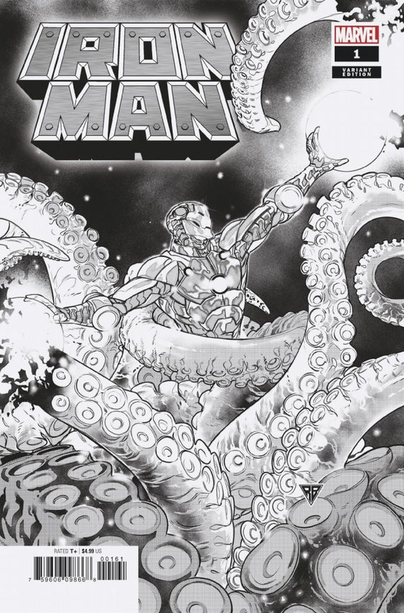 Iron Man #1 Silva Launch Sketc h Var (Net)