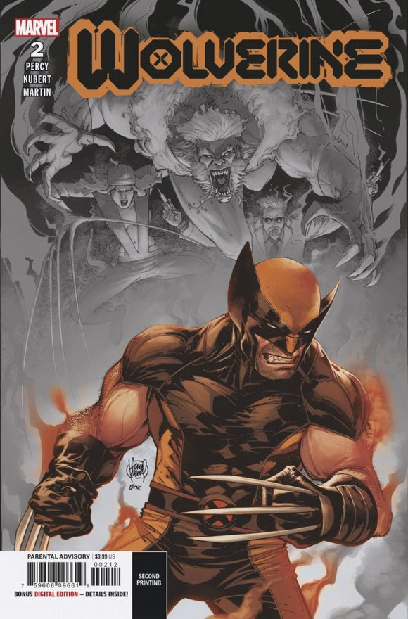 Wolverine #2 2nd Ptg Kubert Va r Dx