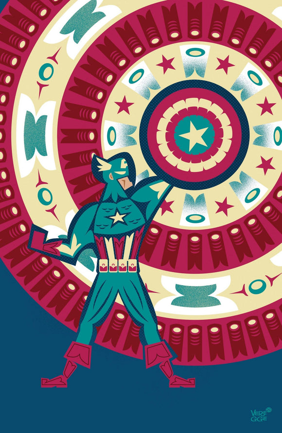 Captain America #25 Veregge Ca ptain America Var