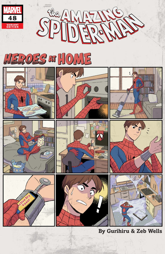 Amazing Spider-Man #48 Gurihir u Heroes At Home Var