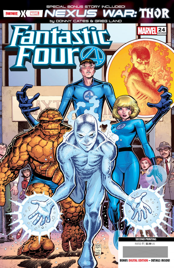 Fantastic Four #24 2nd Ptg Art Adams Var