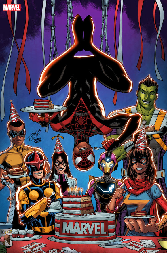 Miles Morales Spider-Man #18 B irthday Var Out (Net)