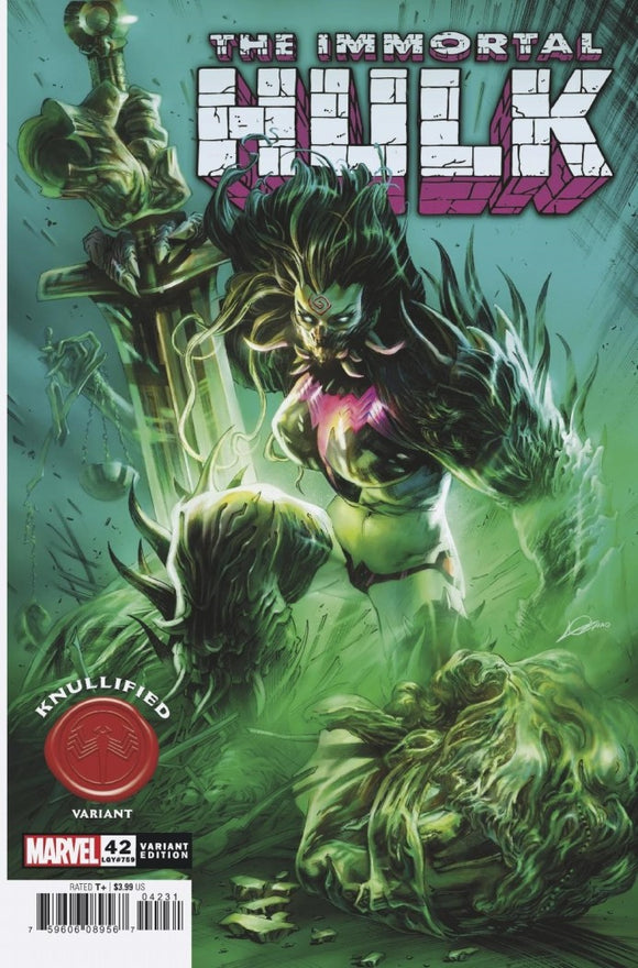 Immortal Hulk #42 Lozano Knull ified Var