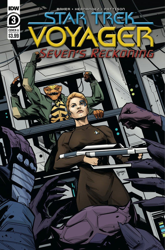 Star Trek Voyager Sevens Recko ning #3 (Of 4) Cvr A  Hernande