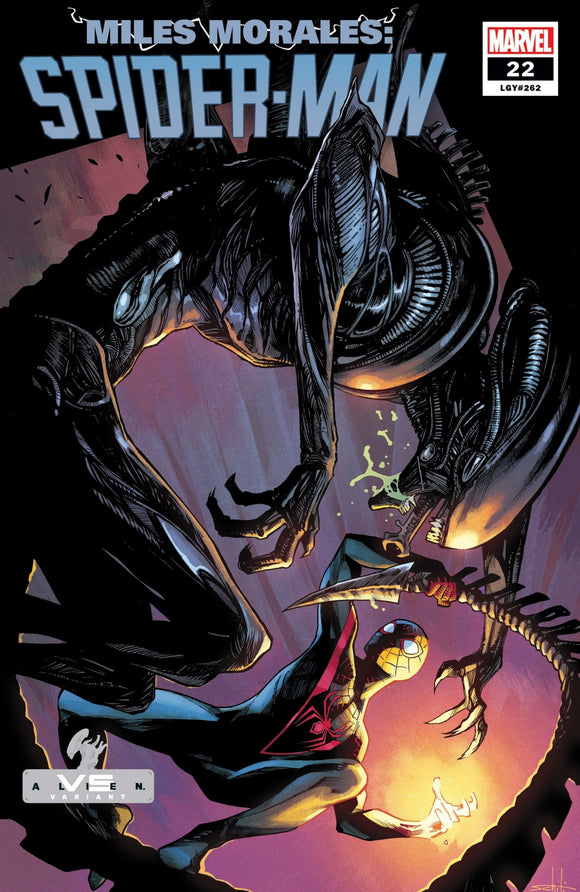 Miles Morales Spider-Man #22 S chiti Marvel Vs Alien Var