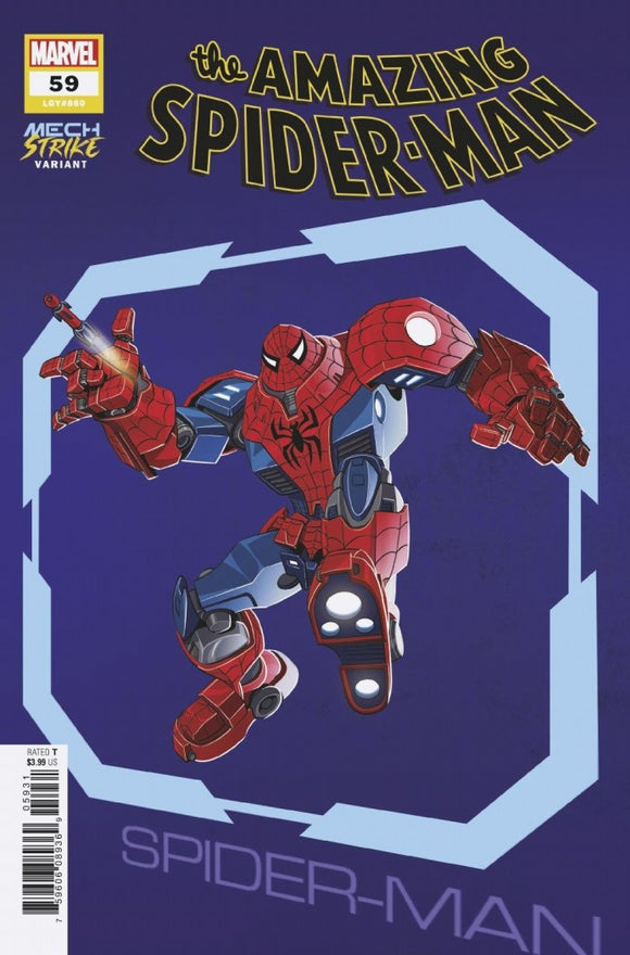 Amazing Spider-Man #59 Castell ani Avengers Mech Strike Var